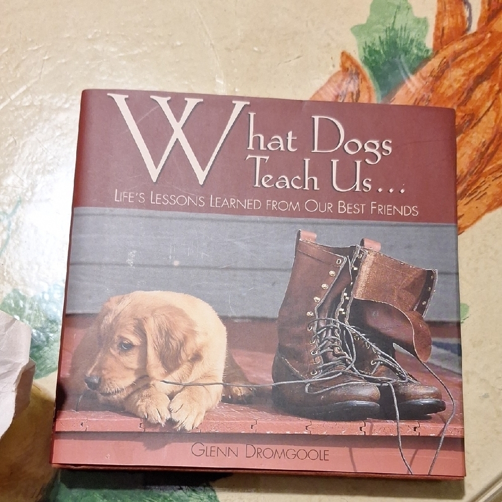 What Dogs Teach Us Book - Brown Cover